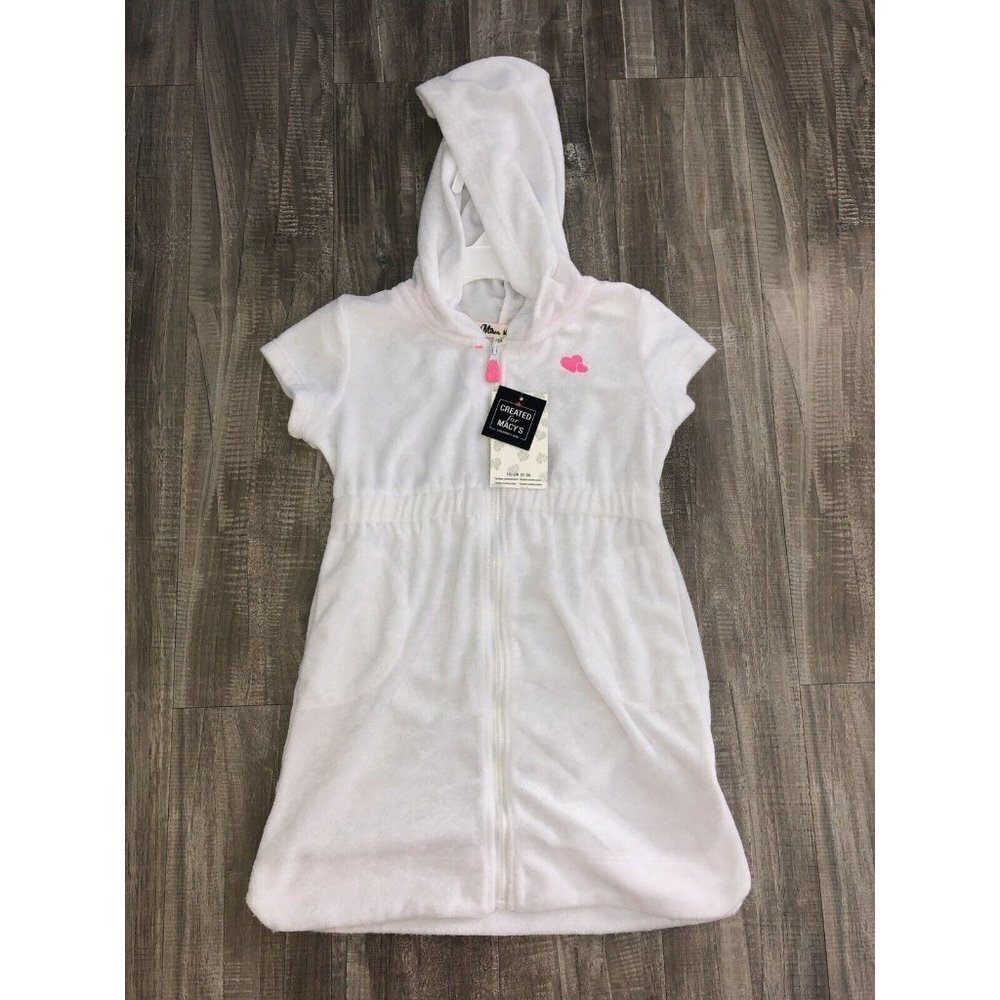 Miken Mermaids Hooded Terry Cover Up Zip Closure R